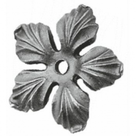 Кованый цветок 90х90х8 мм (50.132)