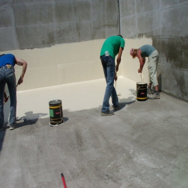 Гидроизоляция резервуара жидкой полиуретановой мастикой