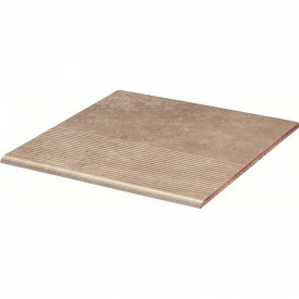 Клінкерний східець Paradyz Viano beige stopnica prosta struktura 30x30 см