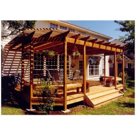 Строительство деревянной перголы Гюмри под ключ