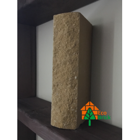 Кирпич облицовочный ECOBRICK мрамор ложок 250x110x65 мм желтый