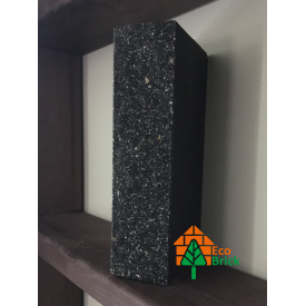 Кирпич облицовочный ECOBRICK мрамор ложок 250x110x65 мм черный