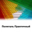 Сотовый поликарбонат Polygal Практичный цветной 8 мм 2,1x12 м Киев