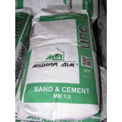 Цементно-песчаная смесь 25 кг МД Львов