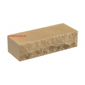 Облицювальна цегла LAND BRICK скеля жовта повнотіла 250х100х65 мм