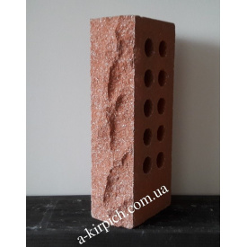Облицювальна цегла LAND BRICK скала пустотіла червона 250х100х65 мм
