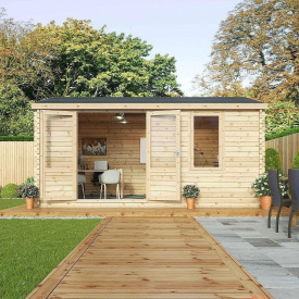 Беседка деревянная из профилированного бруса 4х5