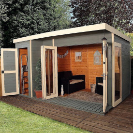 Беседка деревянная из профилированного бруса 2.4х3.7