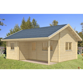 Дом деревянный из профилированного бруса 5.8х4.8