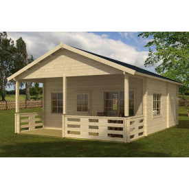 Дом деревянный из профилированного бруса 6х6.5