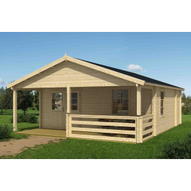 Дом деревянный из профилированного бруса 6х8.3