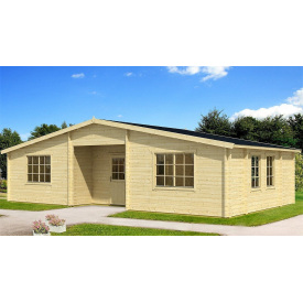 Дом деревянный из профилированного бруса 10.5х6