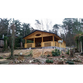 Будинок дерев`яний з профільованого бруса 7х12