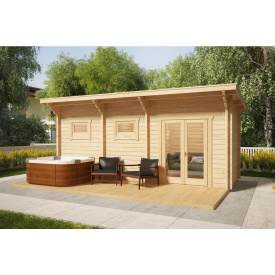 Дом деревянный из профилированного бруса 6х2