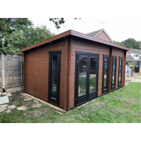 Альтанка дерев`яна з профільованого бруса 6х3