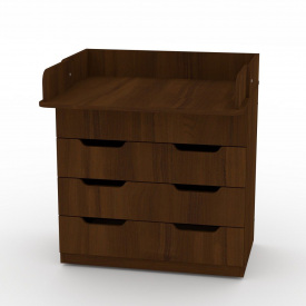 Комод пеленальний Компаніт 850х930х510 мм горіх