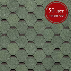 Битумная черепица Shinglas Малахит Ультра Самба