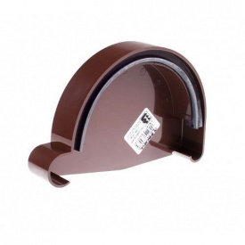 Заглушка ринви права Profil 130/100 мм