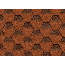 Бітумна черепиця Kerabit Трійка K+ Мідний