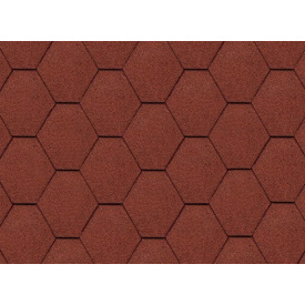 Бітумна черепиця Kerabit Трійка K+ Червоний