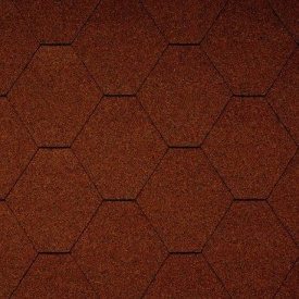 Битумная черепица ICOPAL Tema Natur терракотовый