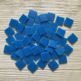 Стеклянная мозаика Eco-Mosaic 20х20 мм 33х33 см синяя