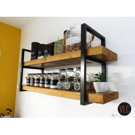 Навесная полка в стиле LOFT (Wall Shelf-20)