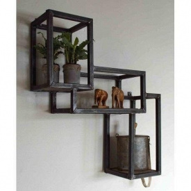 Навесная полка в стиле LOFT (Wall Shelf-26)