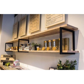 Настенная полка в стиле LOFT (Wall Shelf-51)