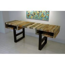 Скамейка парковая в стиле LOFT (Street Bench - 23)