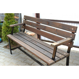 Лавочка парковая в стиле LOFT (Street Bench - 21)