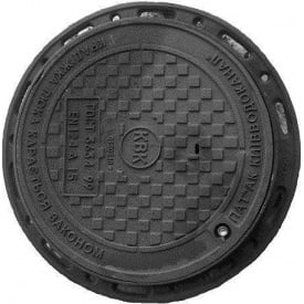 Люк канализационный тип Л (ЛА-15) Киевводоканал