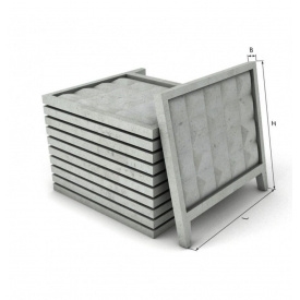 Бетонный забор ПО-2