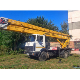 Аренда автовышки МАЗ ПМС-328 28м телескопическая-локтевая