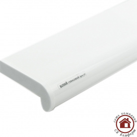 Пластикові підвіконня Plastolit 150 мм Білий глянець