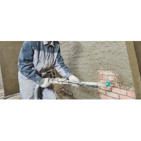 Машинная штукатурка стен (с материалом)