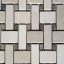 Декоративная мозаика Коллаж из мрамора полированная, лист 1х30,5х30,5 Кропивницький