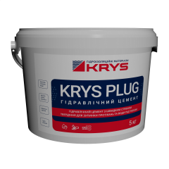 Быстросхватывающийся гидравлический цемент KRYS PLUG 5 кг Ивано-Франковск
