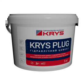 Быстросхватывающийся гидравлический цемент KRYS PLUG 5 кг