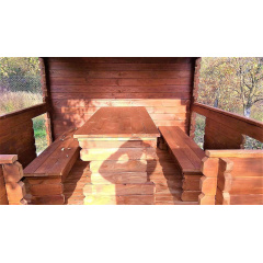 Альтанка з міні бруса 3,0x3,0 м2 Чернівці