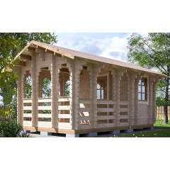 Беседка деревянная из профилированного бруса 5,2x3,2 Черкассы