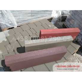 Бордюр парковий 500х200х60 мм сірий