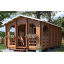 Беседка деревянная из профилированного бруса 5,8x4 Ковель