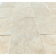 Плитка из травертина Cross Cut Filled&Honed Tiles Standard Light 30,5x45,7