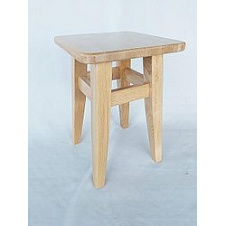 Табурет кухонний масив бука 45x32x32 см світлий
