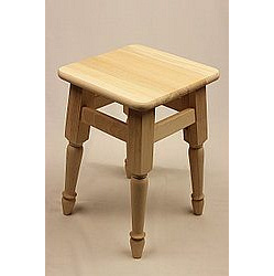 Табурет обеденный бук 45x30x30 см под лаком