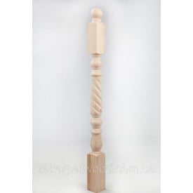 Стовп Балясина винтова бук 1100х80х80 мм