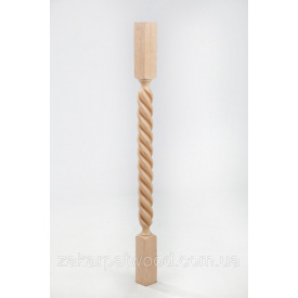 Балясина винтова бук 900х50х50 мм