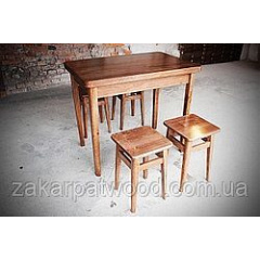 Обідній комплект стіл +4табурета 900x600мм Одеса