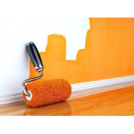 Покраска стен валиком